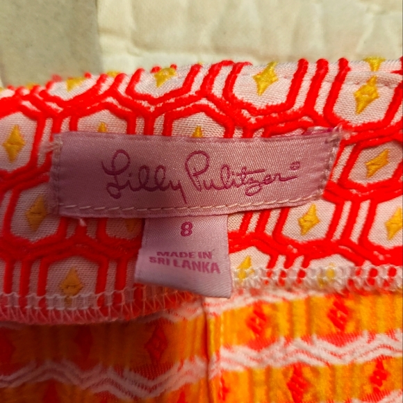 Lilly Pulitzer Shorts, sz 8 (matching top and skirt in closet) - Picture 5 of 7
